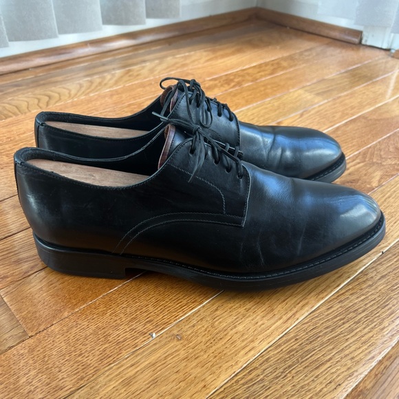 PAUL SMITH PS SMOOTH TOE LEATHER OXFORDS BLACK MEN’S SIZE 7 (#H038) - Picture 7 of 14